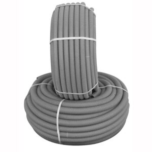 PVC  Гофрирана тръба с изтегляч 20 мм 100 метра на производител Mutlusan. - Гофрирани тръби