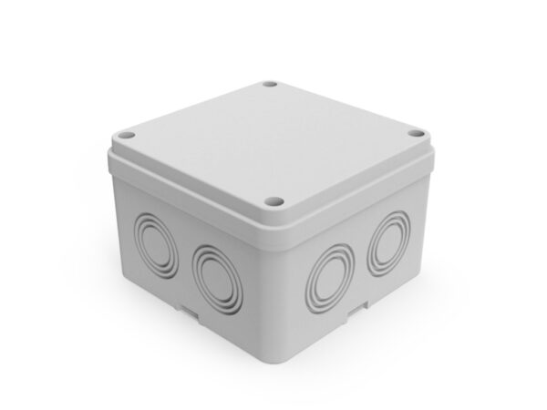 PVC термопластична разклонителна кутия за външен монтаж 110х110х74 мм IP65 на производител Mutlusan.
