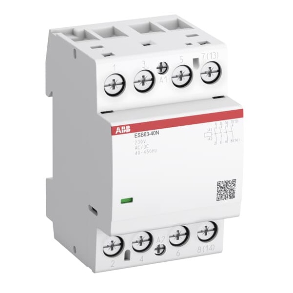Инсталационен контактор 63А ESB63-40N-06 на производител ABB. - Ел апаратура, Контактори