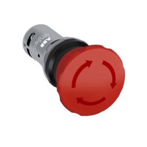Бутон за авариен стоп неосветен ABB 2NC - 0 NO - 2 NC CE4T-10R-02
