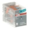 Щепселно интерфейсно реле 6A 24V 4PDT ABB CR-M024DC4.