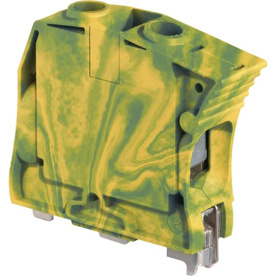 Винтова клема от серията SNK модел ZS35-PE жълто-зелена на производител ABB. - ABB клеми, Кабелни накрайници, Клеми