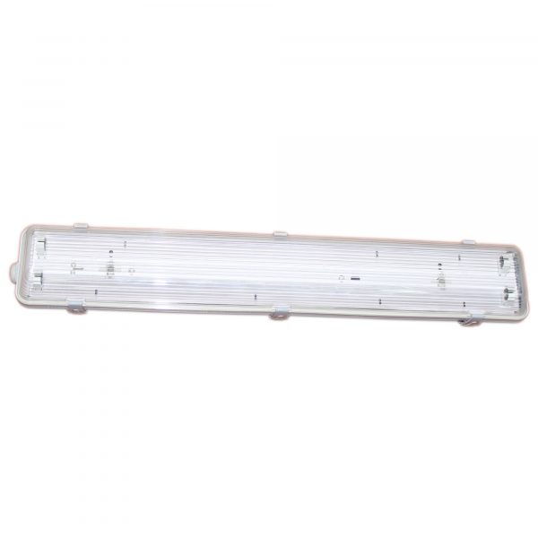 Корпус празен LB Light за LED тръби G13 T8 2×120 см, IP65