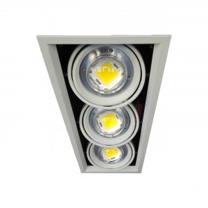 Спот за вграждане LB Light 230V, 3x20NW COB LED, 40W, 7200lm, 4500K