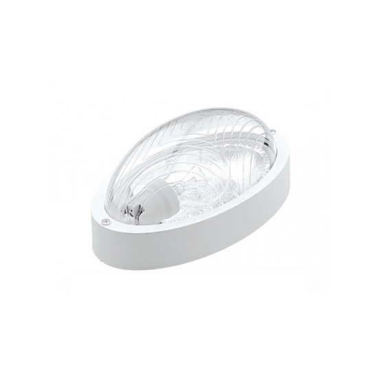 Влагозащитена стенна лампа Borsan бял, Е27 max60W, 220V, IP65 - Аплици, Осветление