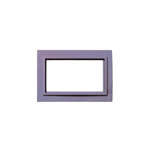 Рамка за двоен контакт хоризонтална лилава серия Zena Colorline на производител EL-BI. - Контакти и ключове, Модулни