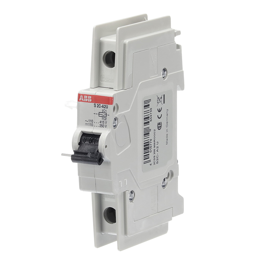 Изключвателна бобина ABB S2C-A2U за дистанционно изключване на автоматични прекъсвачи S200 U/UP, 110–415V AC, 110–250V DC