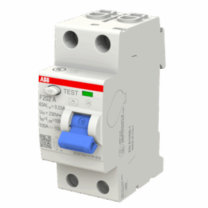 Дефектнотокова защита ABB 63A 2P F202 A-63/0.03 2CSF202101R1630