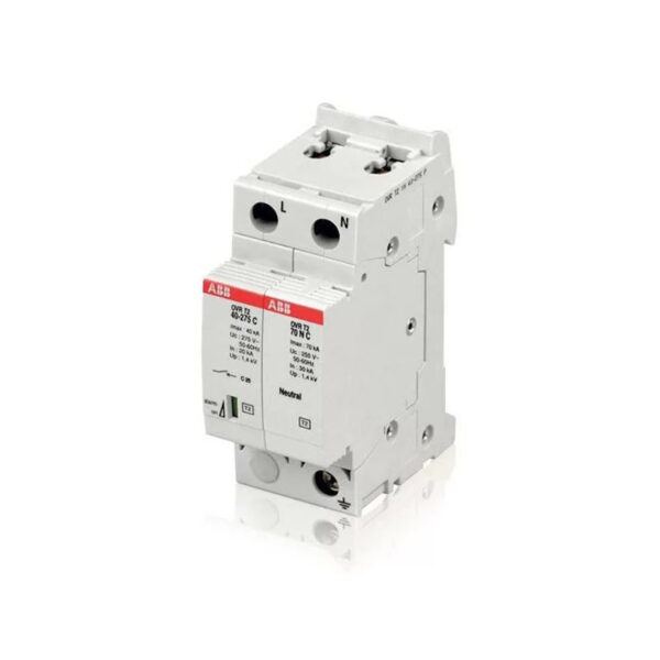 Катоден отводител OVR T2 1N 15 275 P 15KA, 1+N на производител ABB.