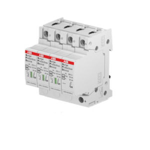 Катоден отводител OVR T1+T2 3N 12.5-275s P QS 80KA, 4P, 3P+N на производител ABB.