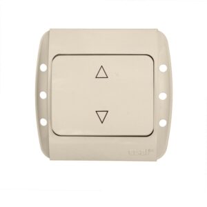 Кръстат ключ ELBI Zirve крем без крилца 10A 230V IP20
