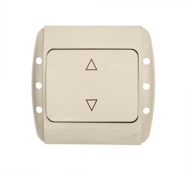 Кръстат ключ ELBI Zirve крем без крилца 10A 230V IP20