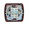 Звънчев бутон Zirve Woodline череша 10A 230V IP20 на производител EL-BI Electric.