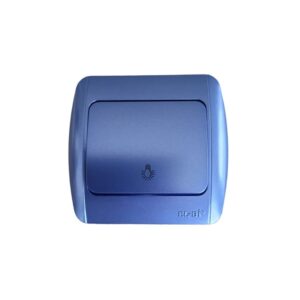 Стълбищен бутон ELBI Zirve син 10A 230V IP20