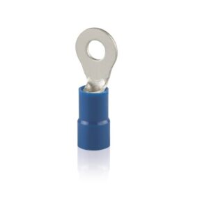Пакет Кабелен накрайник с изолация с ухо M5 1.5-2.5мм2, син, 100 броя на производител ABB.