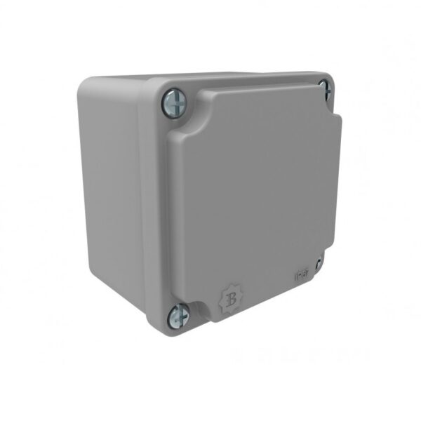 Алуминиева разклонителна кутия за външен монтаж IP67, 80х80х60 мм на производител Bemis. - Електрически табла, Кутии, разклонителни