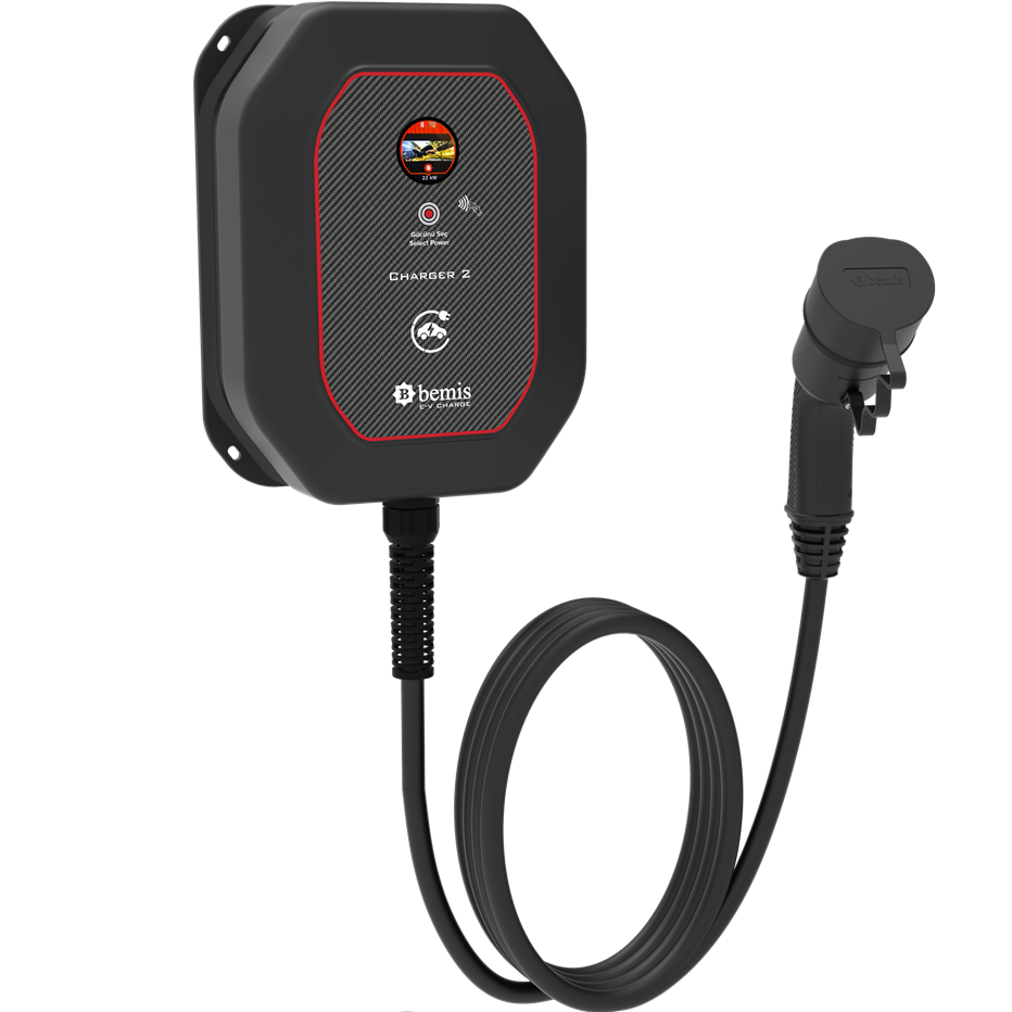 Зарядна станция за електромобил BEMIS Charger 2, 22kW, Type 2, 5 метра, IP65