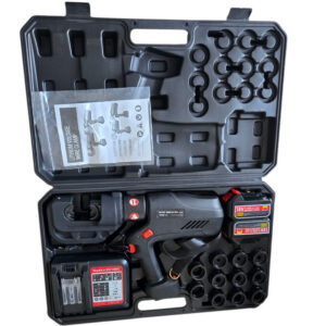 Хидравличен инструмент за рязане и кримпване/кербоване на кабели EZ-400 16-400 мм² с две батерии