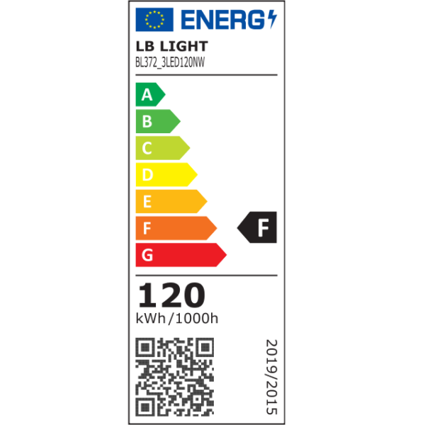 Енергиен клас Промишлен LED осветител 3EYEx40W 4500K IP65