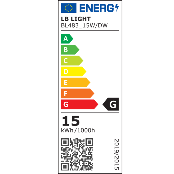 Енергиен клас LED ринг за тяло тип плафониера 13W