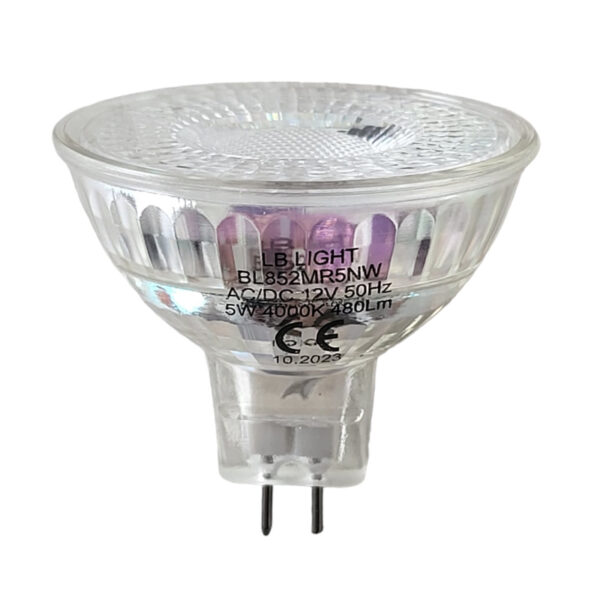 LED Лампа /bulb/ MR16 G5.3, 5W, 4000K, 500lm, 12V LB Light