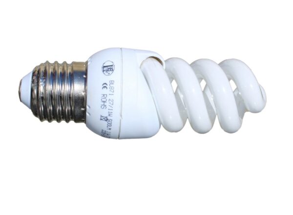 Компактна луминисцентна крушка LB Light 11W, 220V, фасунга E27, 500Lm, светлина 2700K топла - Крушки, Осветление