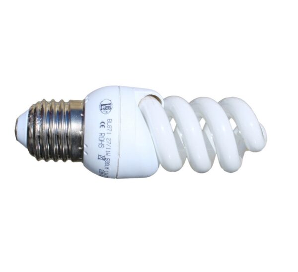Компактна луминисцентна крушка LB Light 11W, 220V, фасунга E27, 500Lm, светлина 6400K студена - Крушки, Осветление