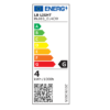 LED Крушка свещ извит връх E14, 4W, 6400К