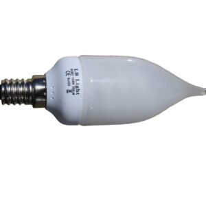 Енергоспестяваща крушка извит връх LB Light 9W, 220V, фасунга E14, 350Lm, светлина 2700K топла