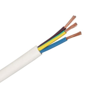 Инсталационен кабел ПВВ-Б1, 3х2.5, CYKYLO U, 3G2.5, 100 метра, бял на производител Borsan. Кабели, Инсталационни