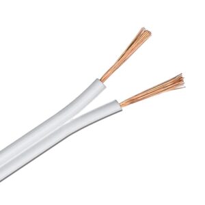 Кабел захранващ бял LB Light ШВПЛ-А H03VH-H 2х1.5 мм