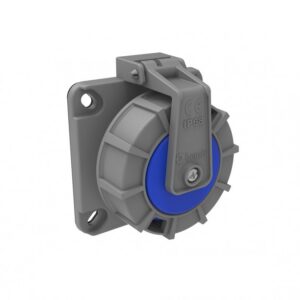 Индустриален контакт с капак за монтаж на панел Bemis 2P+E 250V IP68 BS1-1402-7410