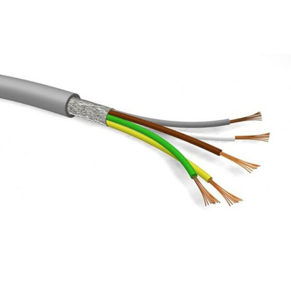 Кабел LIYCY LB Light 2x0.75 мм2 сив RAL7001.