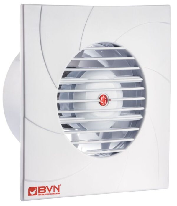Вентилатор за баня BVN 13W EF-1009 Дебитът на вентилатора може да се регулира с подходящ електронен регулатор. - Аксиални, Вентилатори