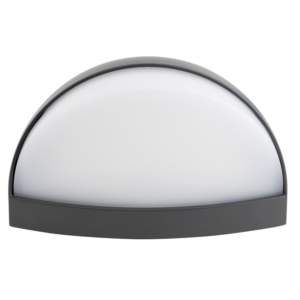 Лед светодиодно фасадно осветително тяло сиво, 7W, 220V, 4000K, 550lm, IP54
