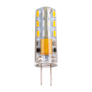 Лед светодиодна крушка 1W, G4, 3000K топла светлина, 92lm, 12V, SMD3014.