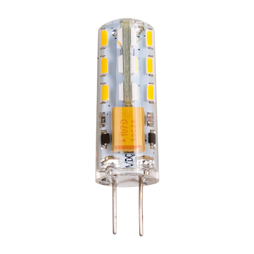 Лед светодиодна крушка 1W, G4, 4000K неутрална светлина, 100lm, 12V, SMD3014.