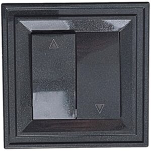 Ключ жалузи LB Light Classic перлено черно 10А 220V IP21