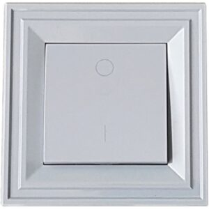 Ключ двуполюсен L+N LB Light Classic сив 16А 250V