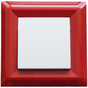 Единична декоративна рамка серия Softline червена перла на производител LB Light - Контакти и ключове, Модулни