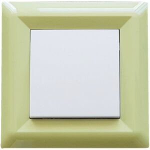 Единична декоративна рамка серия Softline зелена на производител LB Light - Контакти и ключове, Модулни