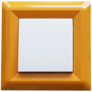 Единична декоративна рамка серия Softline оранжева на производител LB Light - Контакти и ключове, Модулни