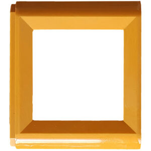 Единична междинна (съединителна) рамка серия Softline оранжева на производител LB Light