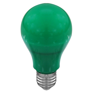 Светодиодна лед крушка 6W, E27, зелена светлина, 220V