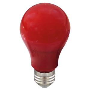 Лед светодиодна крушка 6W, E27, червена светлина, 220V
