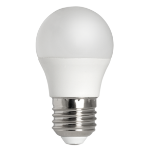Лед светодиодна крушка топка за ниско напрежение 12-24V, 5W, E27, 4000K неутрална светлина, 500lm