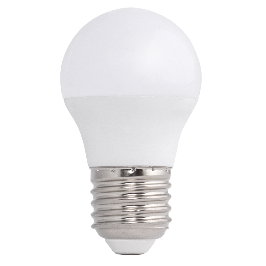 Лед светодиодна крушка топка 7W, E27, G45, 4000K неутрална светлина, 680lm, 220V