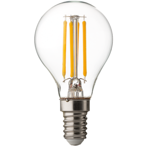 Лед димираща крушка топка filament 4W, E14, 4200K неутрална светлина, 400lm, 220V