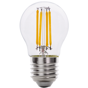 Лед димираща крушка топка filament 4W, E27, 4200K неутрална светлина, 400lm, 220V