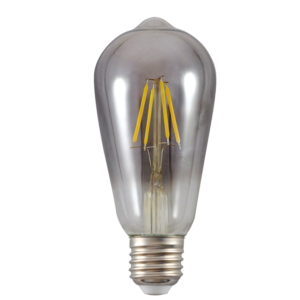 Лед светодиодна крушка filament 5W, ST64, E27, 1800K, 150lm, опушен дифузер, 220V